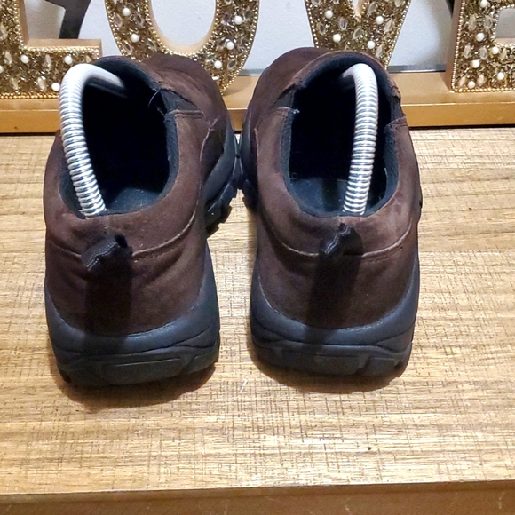 Lands' End Mens Brown Suede Slip On Loafer Shoes Sz 6 - Picture 3 of 10